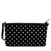 Kate Spade Spot Nylon Presley Bag- Black-Cream