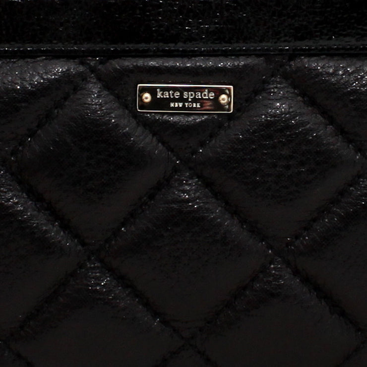 Kate Spade Gold Coast Zippered Chrissy Wristlet- Black
