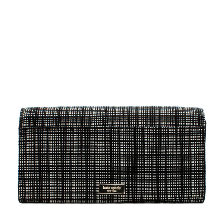 Kate Spade Ruthie Park Mara Wallet-Wristlet- Black-Cream