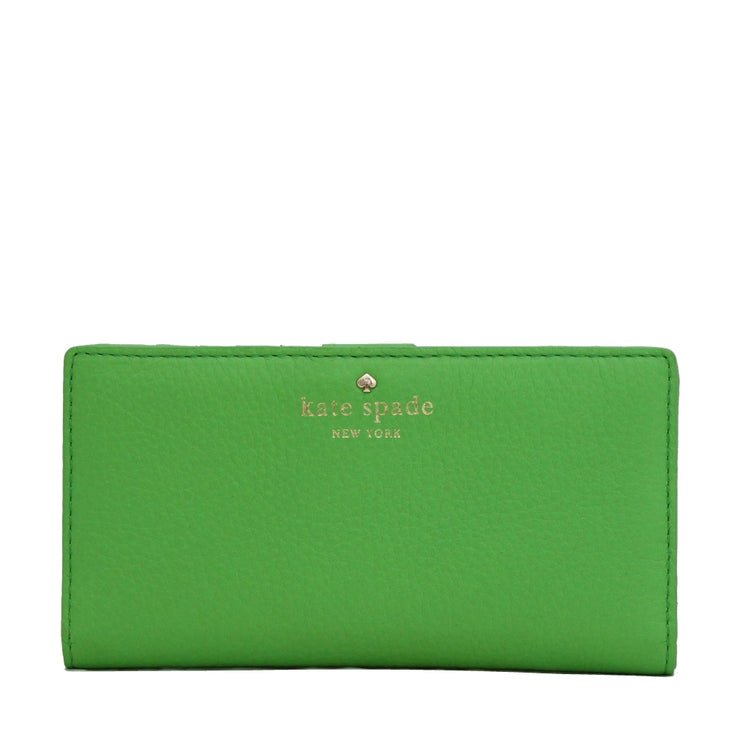 Kate Spade Cobble Hill Stacy Wallet- Shamrock