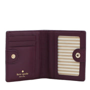 Kate Spade Cobble Hill Small Stacy Wallet- Moody Plum