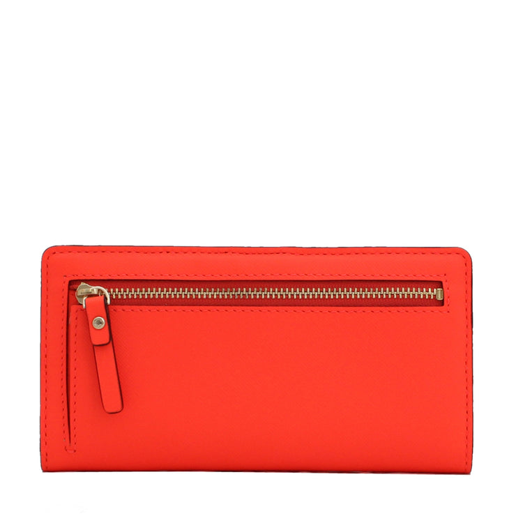 Kate Spade Mikas Pond Stacy Wallet- Red Plum