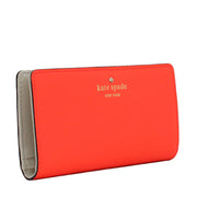 Kate Spade Mikas Pond Stacy Wallet- Deep Toasted Almond