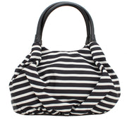 Kate Spade Spot Nylon Small Karen Bag- Black-Cream