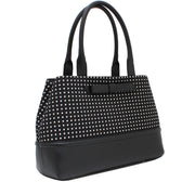 Kate Spade Chelsea Park Jacquard Elena Bag- Black-Cream