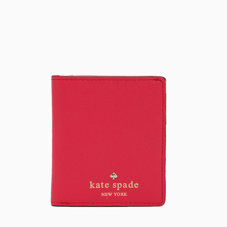 Kate Spade Cherry Lane Small Stacy Wallet- Dark Geranium
