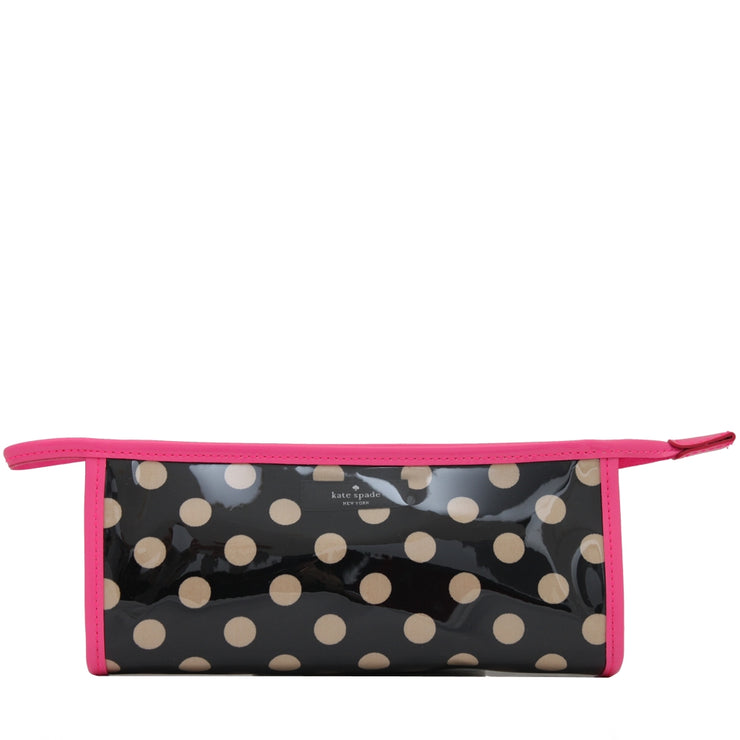 Kate Spade Rose Avenue East West Heddy Pouch- Black Bone Dot
