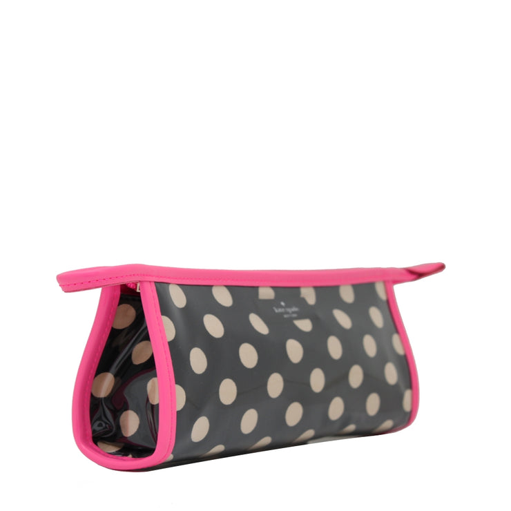 Kate Spade Rose Avenue East West Heddy Pouch- Black Bone Dot