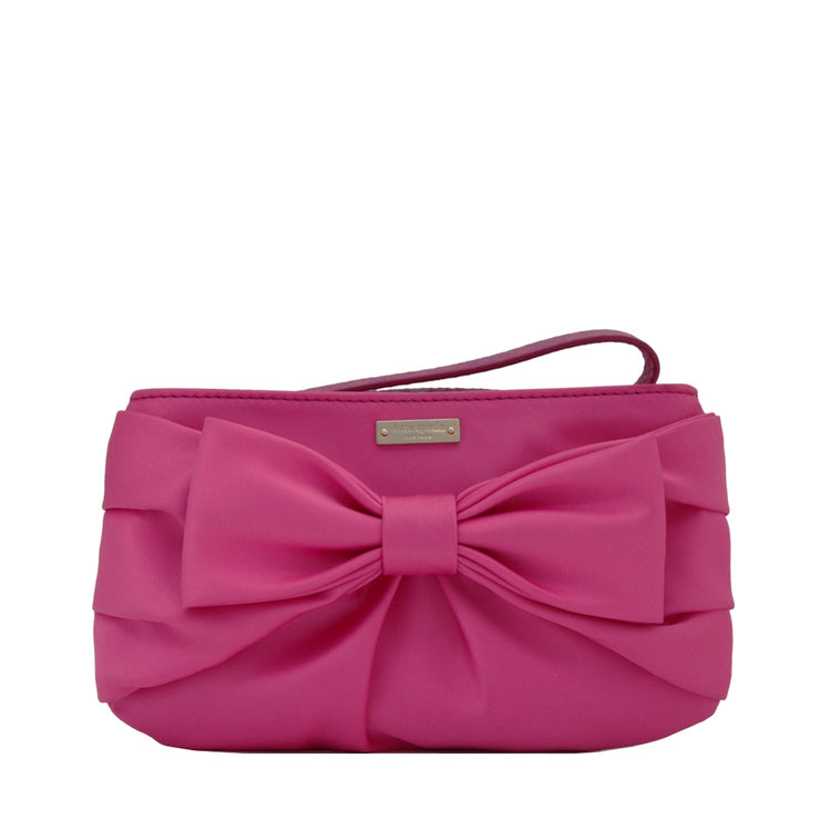 Kate Spade Plaza Bow Pouch Wristlet- Snap Dragon