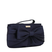 Kate Spade Plaza Bow Pouch Wristlet- French Navy