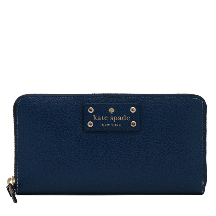 Kate Spade Wellesley Neda Wallet- Dark Cobalt