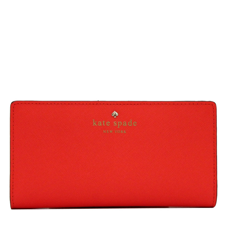Kate Spade Mikas Pond Stacy Wallet- Tamale Red