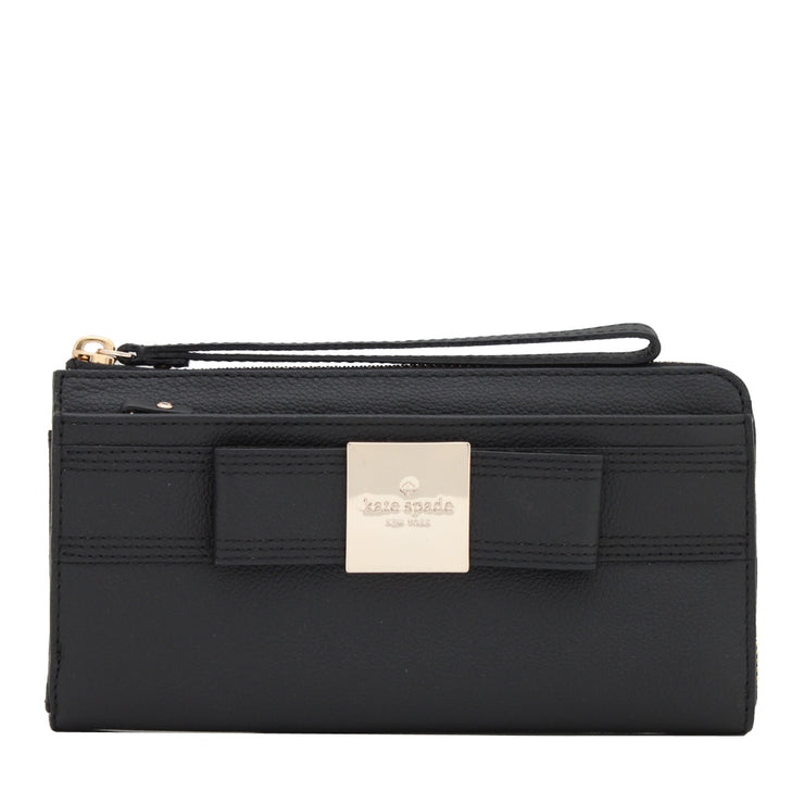 Kate Spade Primrose Hill Layton Wallet Wristlet- Black