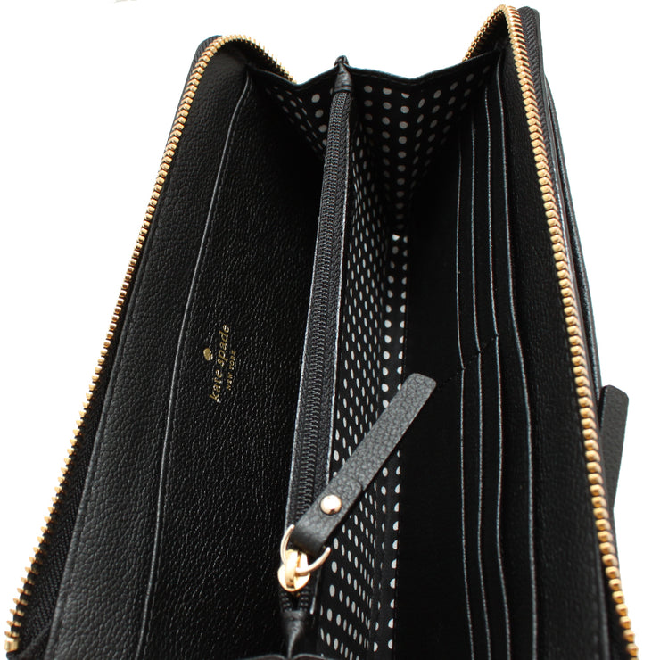Kate Spade Primrose Hill Layton Wallet Wristlet- Black