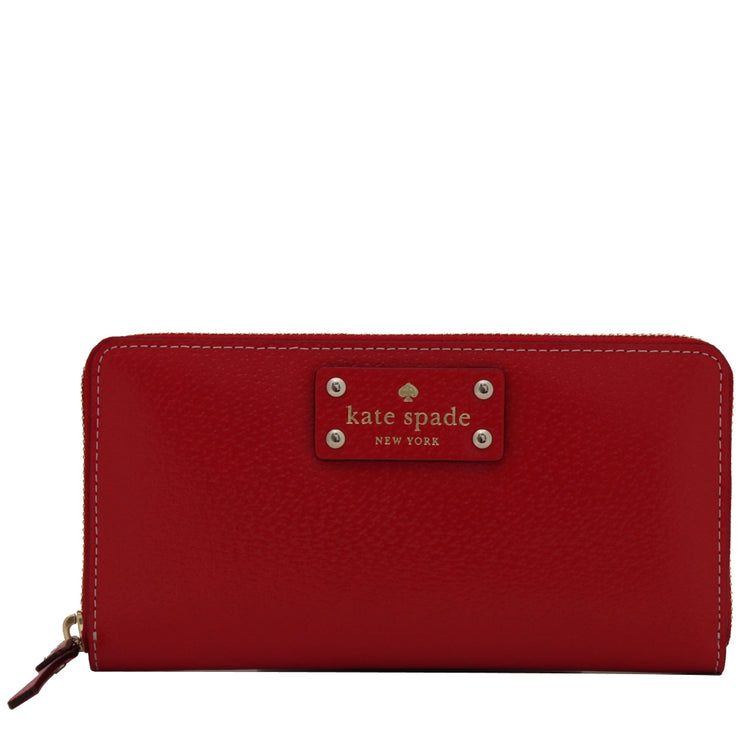 Kate Spade Wellesley Neda Wallet- Garnet