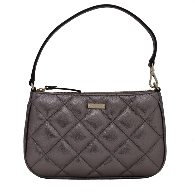 Kate Spade Gold Coast Linet Wristlet Mini Bag- Mercury
