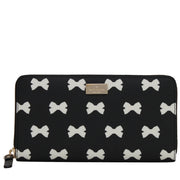 Kate Spade Brightwater Drive Neda Wallet- Black-Cream
