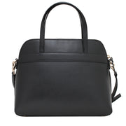 Kate Spade Kirk Park Medium Maise Bag- Black- Porcelain