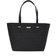 Kate Spade Cedar Street Perforated Small Harmony Bag- Black