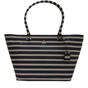 Kate Spade Cedar Street Stripe Small Harmony Bag- Offshore-Pebble