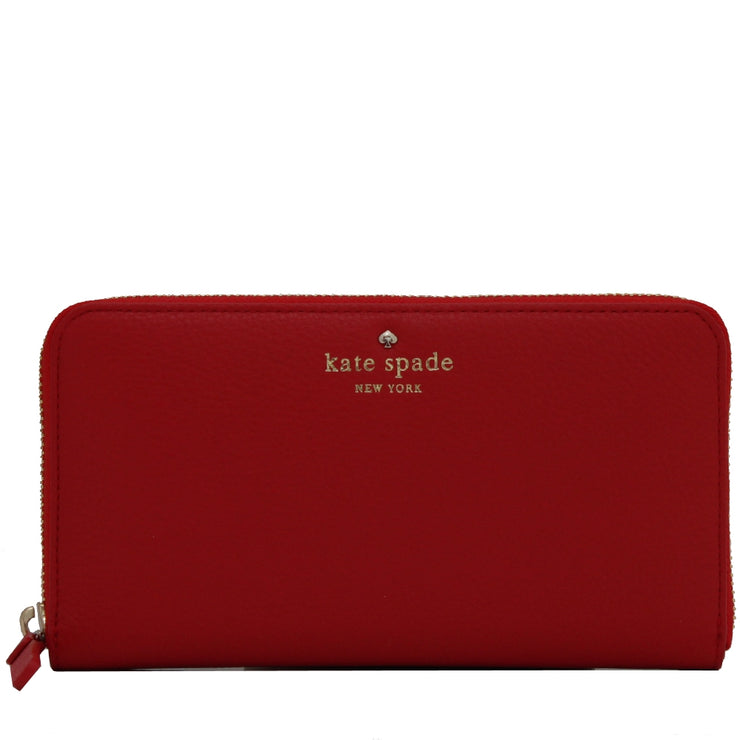 Kate Spade Cobble Hill Lacey Wallet- Dark Geranium