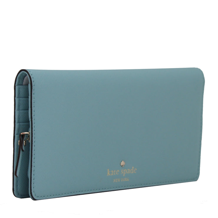 Kate Spade Cedar Street Carmilla Wallet- Celeste Blue