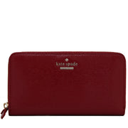 Kate Spade Cedar Street Patent Lacey Wallet- Dynasty Red