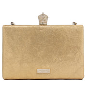 Kate Spade Song Bird Emanuelle Shoulder Clutch Bag- Gold