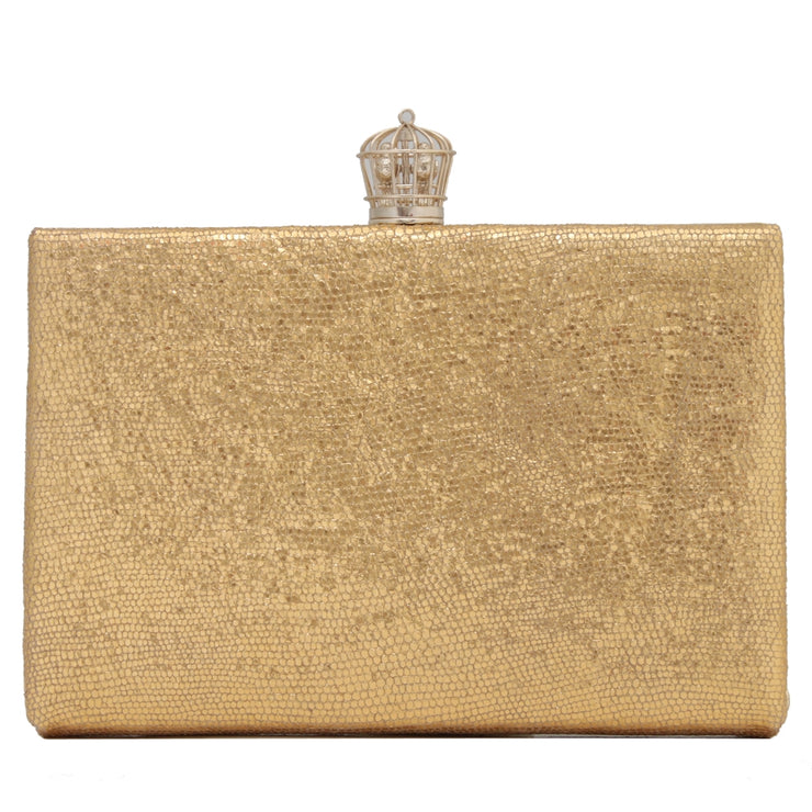 Kate Spade Song Bird Emanuelle Shoulder Clutch Bag- Gold