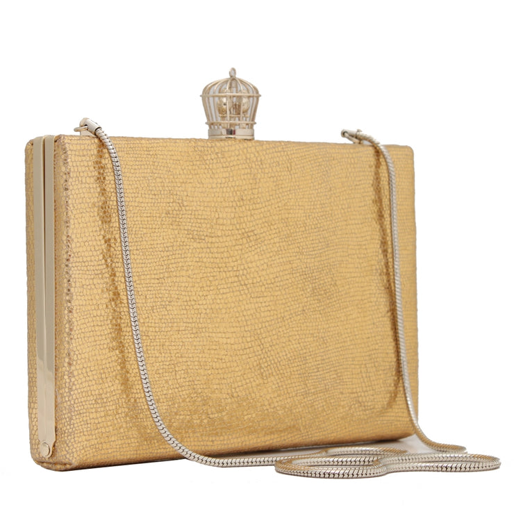 Kate Spade Song Bird Emanuelle Shoulder Clutch Bag- Gold