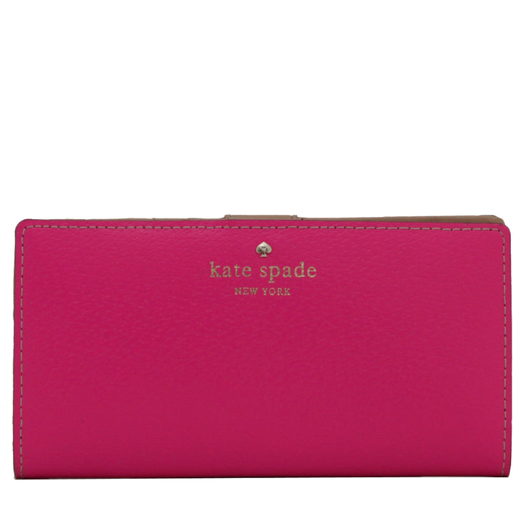 Kate Spade Grand Street Stacy Wallet- Bougainvillea