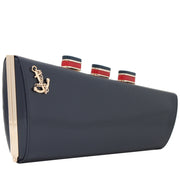 Kate Spade All Aboard Ship Clutch Bag- Midnight