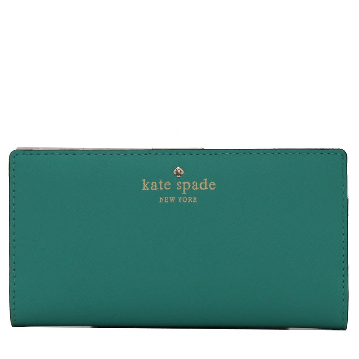 Kate Spade Mikas Pond Stacy Wallet- Dusty Emerald