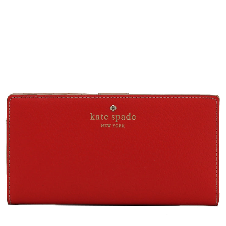 Kate Spade Grand Street Stacy Wallet- Empire Red