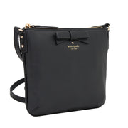 Kate Spade North Court Bow Tenley Crossbody Bag- Black
