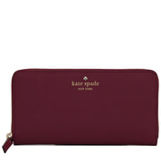 Kate Spade Mikas Pond Lacey Wallet- Red Plum