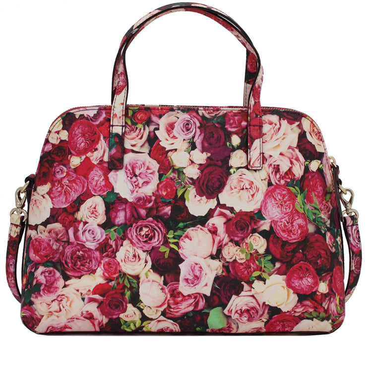 Kate Spade Grant Steet Floral Small Rachelle Bag- Multi Photoreal Rose