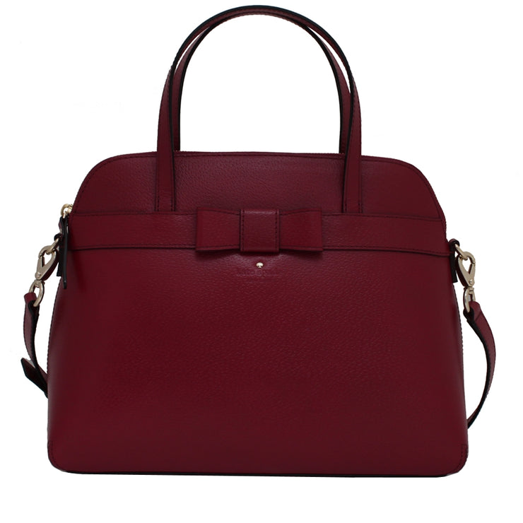 Kate Spade Kirk Park Medium Maise Bag- Red Plum