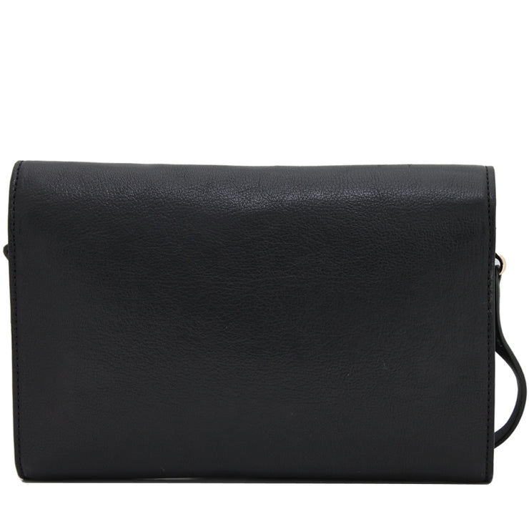 Kate Spade Social Butterfly Skyler Clutch Sling Bag- Black