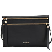 Kate Spade Social Butterfly Skyler Clutch Sling Bag- Black