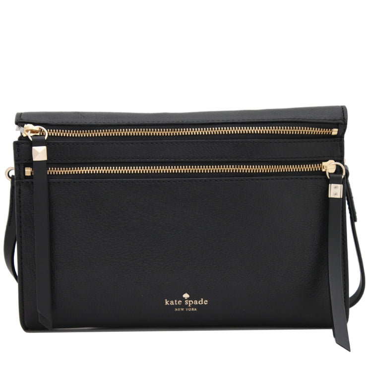 Kate Spade Social Butterfly Skyler Clutch Sling Bag- Black