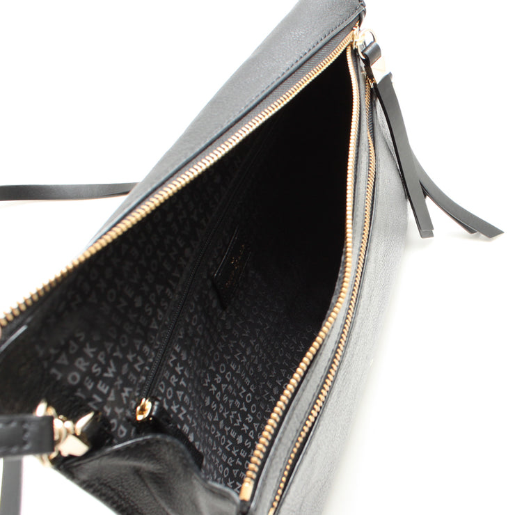 Kate Spade Social Butterfly Skyler Clutch Sling Bag- Black