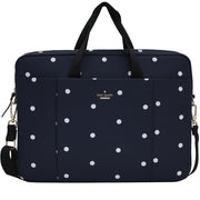 Kate Spade Celebration Dot 15 Inch Laptop Commuter Bag- Rich Navy