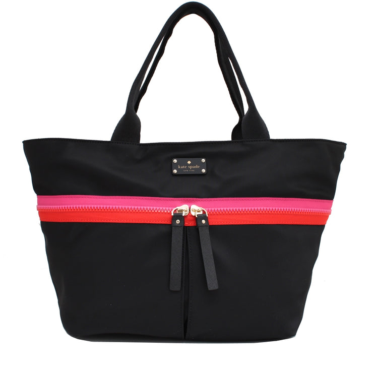 Kate Spade Clark Court Nylon Arabella Tote Bag- Black