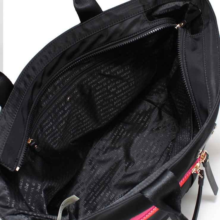 Kate Spade Clark Court Nylon Arabella Tote Bag- Black