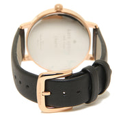Kate Spade Watch KSW1014- Metro Black Leather Ladies Watch