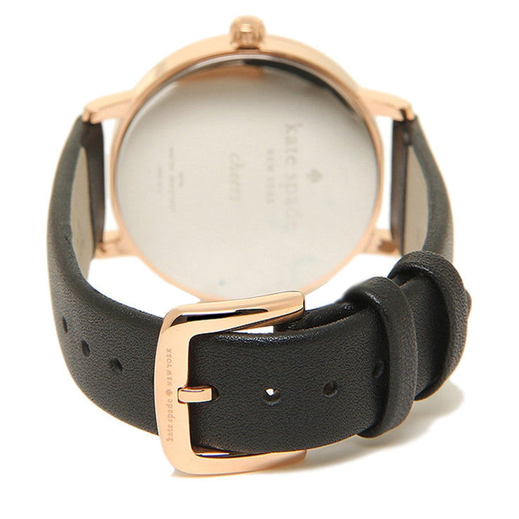 Kate Spade Watch KSW1014- Metro Black Leather Ladies Watch