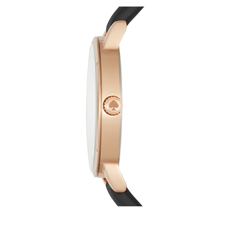 Kate Spade Watch KSW1014- Metro Black Leather Ladies Watch