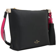 Kate Spade Foster Court Pepper Bag- Black- Sweetheart Pink