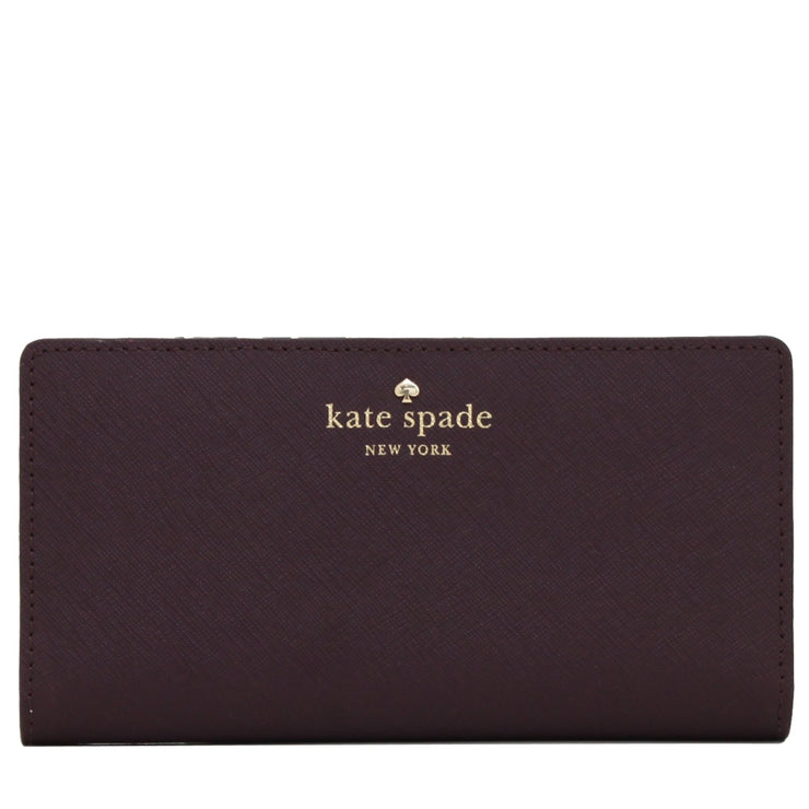 Kate Spade Mikas Pond Stacy Wallet- Soft Aubergine